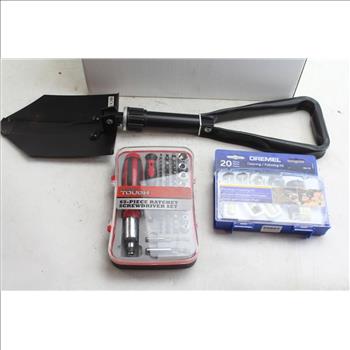 Hyper Tough Ratchet Screwdriver Set, Dremel Kit And More 100+ Pieces