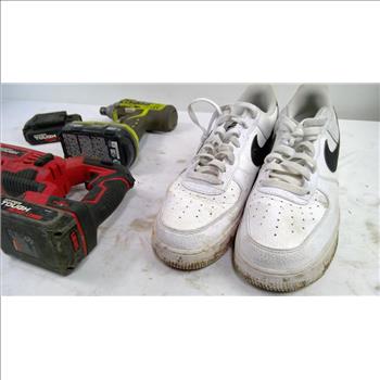 Hyper Tough, Ryobi Drill, Nike Air Force Size 11.5