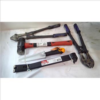 Hyper Tough Sledge Hammer, Kobalt Bolt Cutters, And More, 6+ Pieces