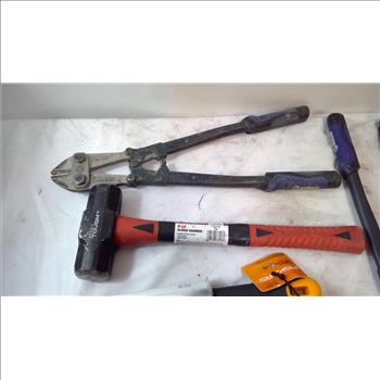 Hyper Tough Sledge Hammer, Kobalt Bolt Cutters, And More, 6+ Pieces