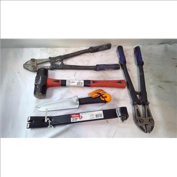 Hyper Tough Sledge Hammer, Kobalt Bolt Cutters, And More, 6+ Pieces