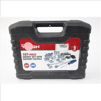 Hyper Tough Socket Set With Ratchet Handle
