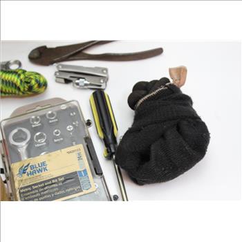 Hyper Tough Tool Bag With Assorted Tools 10+ Pieces