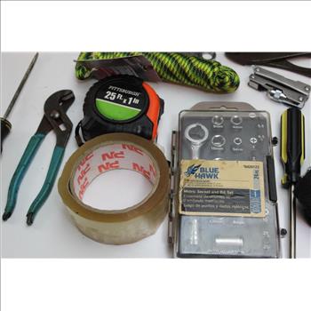 Hyper Tough Tool Bag With Assorted Tools 10+ Pieces