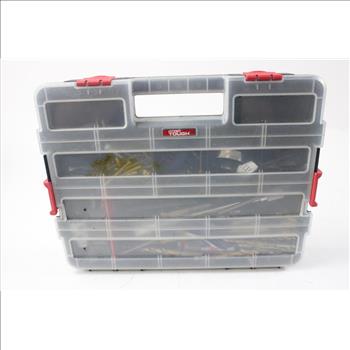 Hyper Tough Tool Box With Drill Bits Etc