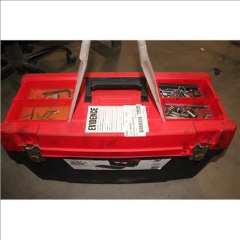 Hyper Tough Tool Box With Wrenches, Screwdriver Bits And More