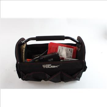 Hyper Tough Toolbag With Tools & Equipment, 10+ Pieces