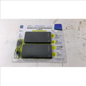 HyperCharger X Wireless Powerbanks 2 Pack