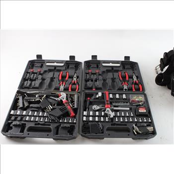 HyperTough Home Tool Sets & AWP Tool Belt, 3 Pieces