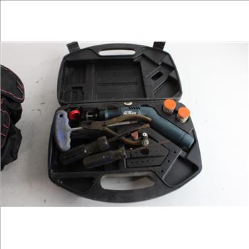 HyperTough Toolbag With Rotary Tool & More, 4+ Pieces