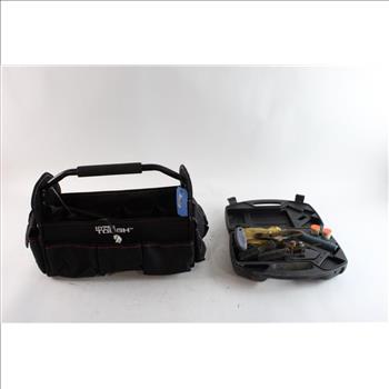 HyperTough Toolbag With Rotary Tool & More, 4+ Pieces