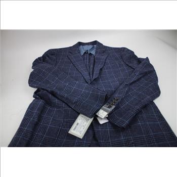 Ibiza Azure Blazer  Size 42R, Wool, Laine, Cotton