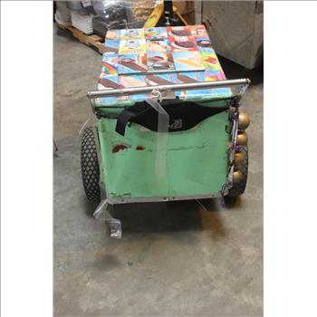 Ice Cream Vending Push Cart