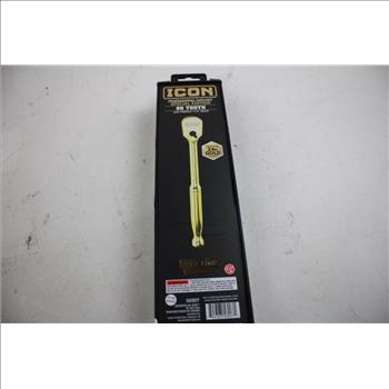 ICON 24k Gold-Plated Professional 90-Tooth Special Edition Ratchet, 3/8