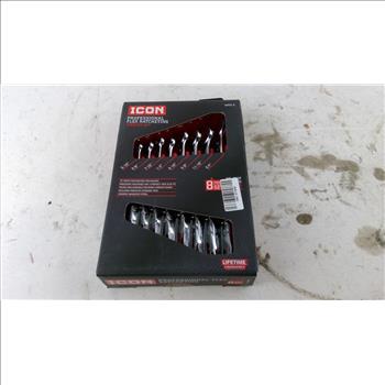 Icon Professional Flex Ratcheting Wrench Set 8 Pieces | Property Room