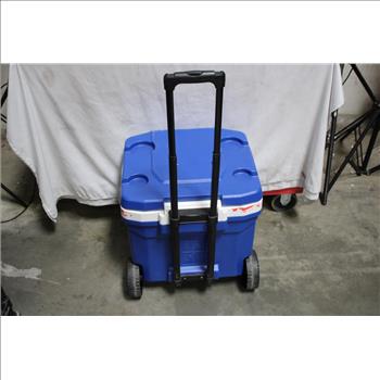 Igloo Latitude 60 Qt. Rolling Cooler, Blue