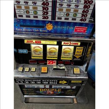 IGT 1995 Double 5 Hells Angel Slot Machine - Non Functional