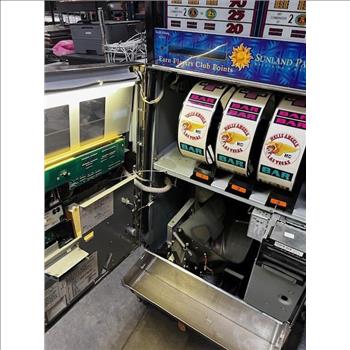 IGT 1995 Double 5 Hells Angel Slot Machine - Non Functional