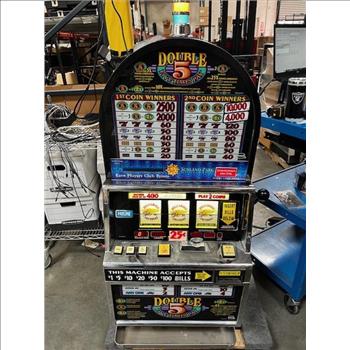 IGT 1995 Double 5 Hells Angel Slot Machine - Non Functional