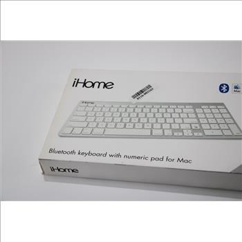 Ihome Bluetooth Keyboard W/ Numeric Keypad For Mac
