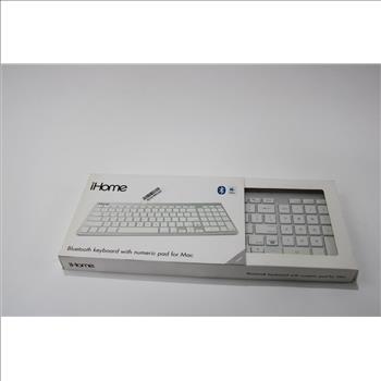Ihome Bluetooth Keyboard W/ Numeric Keypad For Mac