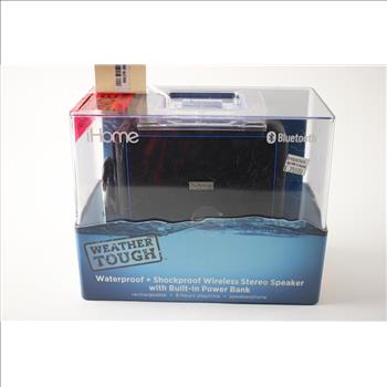 Ihome Bluetooth Waterproof Wireless Stereo Speaker