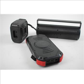 Ihome Mini Portable Speaker, Solar Powered Portable Power Bank, And More, 3+ Pieces