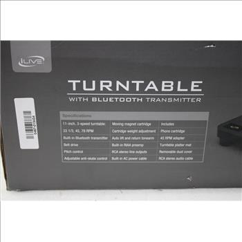 ILive Turntable With Bluetooth Transmitter