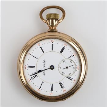 Illinois Watch Co 10kt GF Pocket Watch