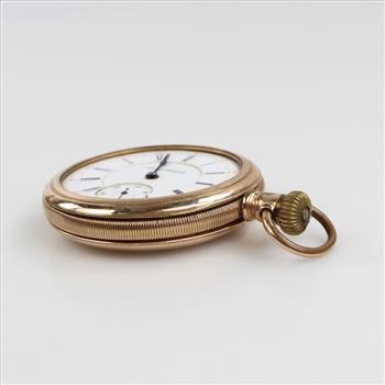 Illinois Watch Co 10kt GF Pocket Watch
