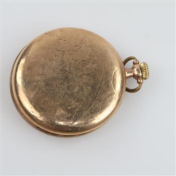 Illinois Watch Co 10kt GF Pocket Watch