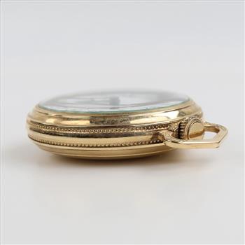 Illinois Watch Co. 10kt RGP Pocket Watch