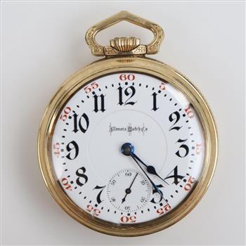 Illinois Watch Co. 10kt RGP Pocket Watch