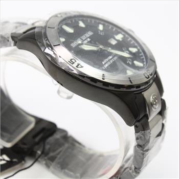 Immersion Whale Limited Edition Diving Watch, Black And Grey Stainless Steel