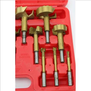 Incomplete Mastergrip Forstner Bit Set In Case