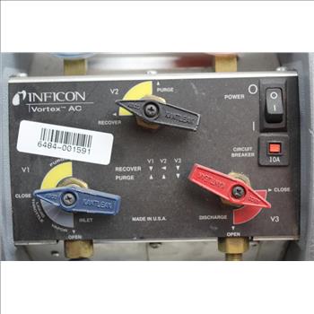Inficon Vortex Refrigerant Recovery Machine