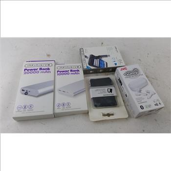 Infinitive Power Bank And More, 5 Pieces