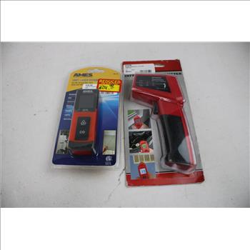 Infrared Thermometer, Laser Distance Meter, Ideal 6