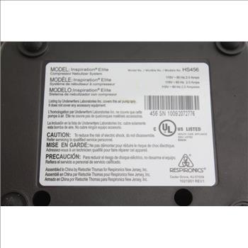 Inspiration Elite HS456 Compressor Nebulizer System