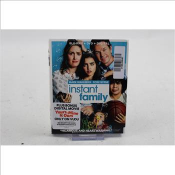 Instant Family Blu-Ray + DVD + Digital
