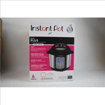 Instant Pot Duo Plus Multi-Use Pressure Cooker, 6 Quart, 603-0502-34