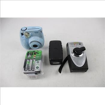 Instax Camera, Bt Speaker, Powerbank, Misc Electronics