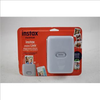 Instax Fujifilm Mini Link Smartphone Printer With Instax Film 20 Sheets