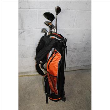Intech Golf Bag With Clubs, 6 Pieces