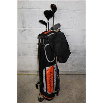 Intech Golf Bag With Clubs, 6 Pieces