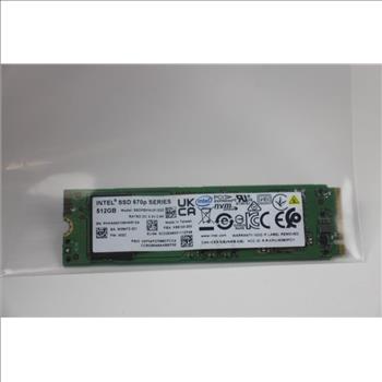 Intel 670p Series NVMe SSD, 512GB