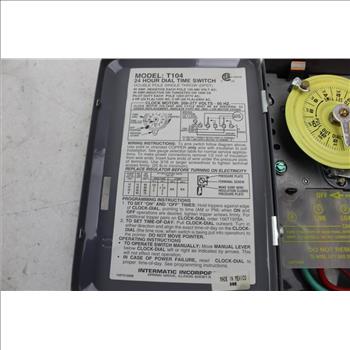 Intermatic T104 24 Hour Dial Time Switch