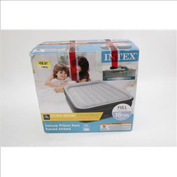 Intex Deluxe Pillow Rest Raised Airbed