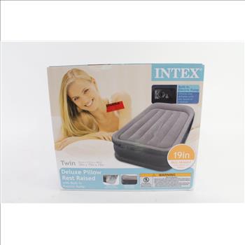 Intex Deluxe Pillow Rest Raised Mattress, Twin