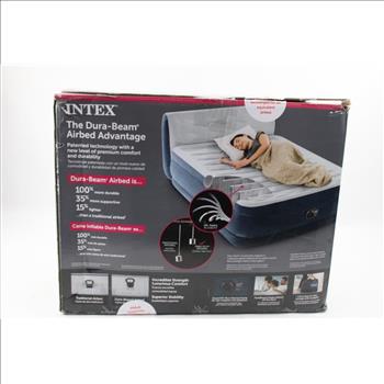 Intex Pillow Top Headboard Airbed, Queen
